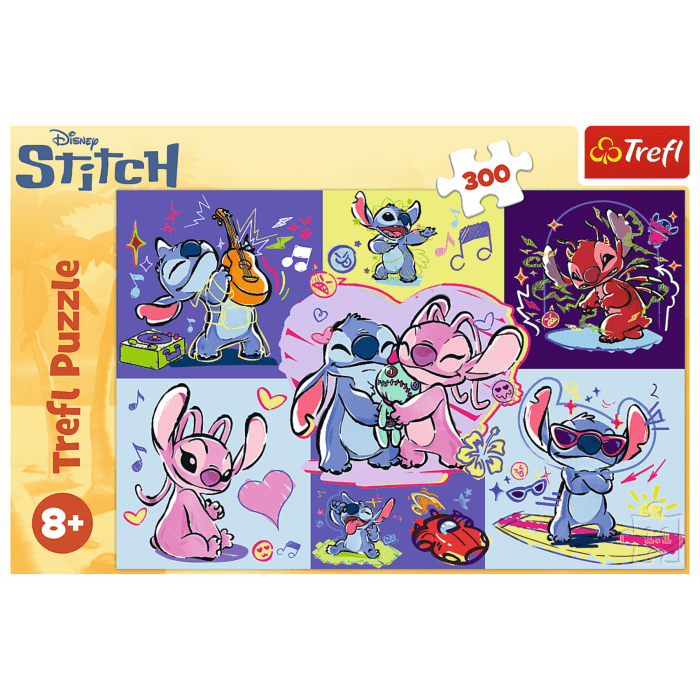 Puzzle Lilo & Stitch 300 el. Zakręcony Stitch | Trefl