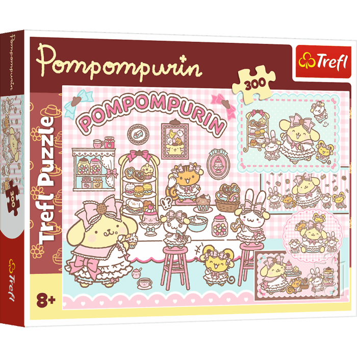 Puzzle Pompompurin 300 el. Cukierkowy świat Pompompurina - opakowanie 