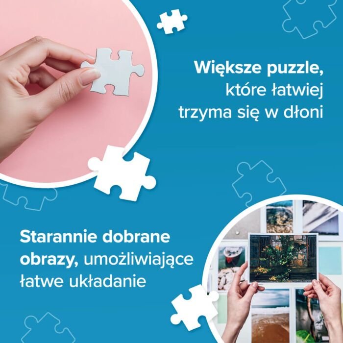 Puzzle EasyPiece 300 el. Pieski na wsi - walory