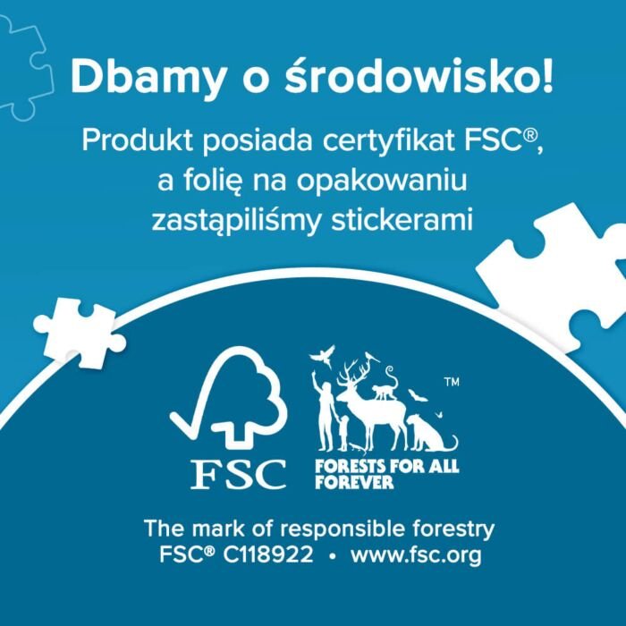 Puzzle EasyPiece 300 el. Pieski na wsi - ekologia