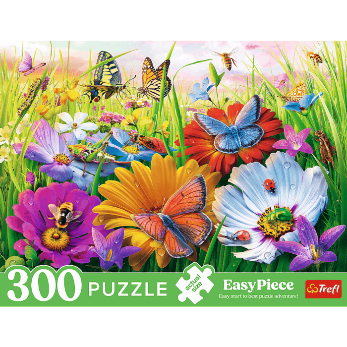 WOMCADOLE CD3枚セット Puzzle EasyPiece 300 el. Owady na łące | Trefl