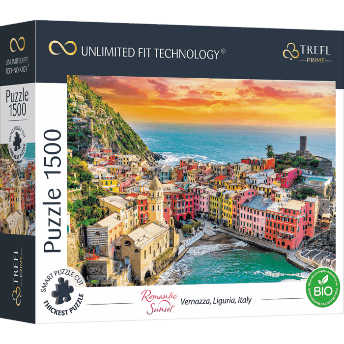 Puzzle Prime 1500 el. Vernazza, Liguria, Italy - produkt