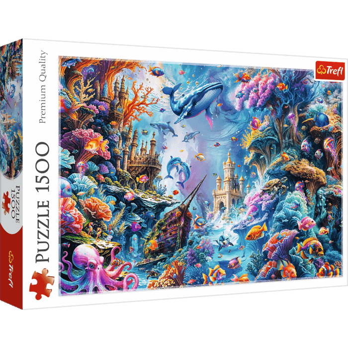 Puzzle 1500 el. Podwodny świat - opakowanie Puzzle 1500 el. Podwodny świat - opakowanie