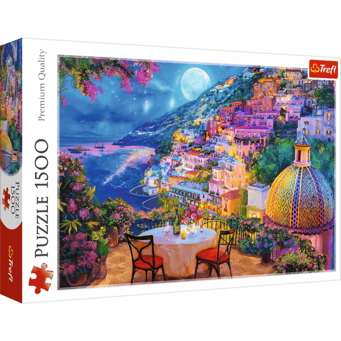 Puzzle 1500 el. Randka w Positano - opakowanie Puzzle 1500 el. Randka w Positano - opakowanie