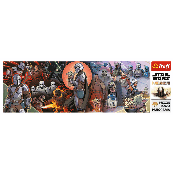 Przygody Mandaloriana, puzzle panoramiczne 1000 elementów | sklep Trefl - zdjęcie 3