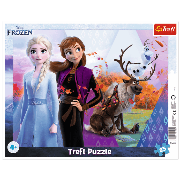 Puzzle ramkowe 25.el Frozen 2 - opakowanie 