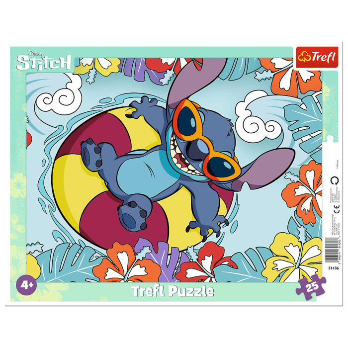 Puzzle ramkowe 25 el. Lilo i Stitch Puzzle ramkowe 25 el. Lilo i Stitch