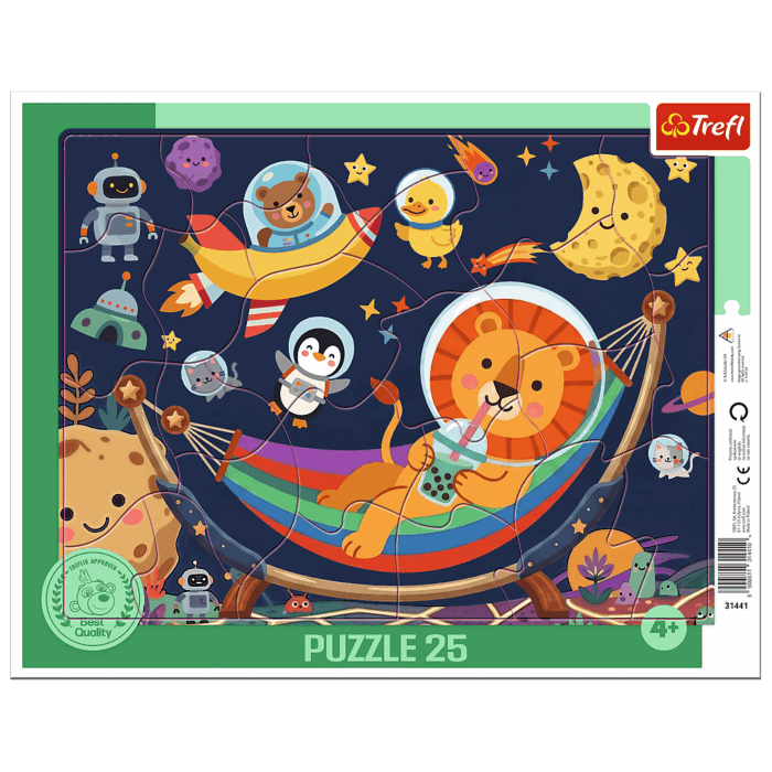Puzzle ramkowe 25 el. Świat przyjaźni