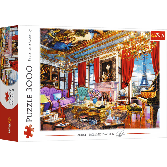 Paryski pałac puzzle 3000 elementów Trefl
