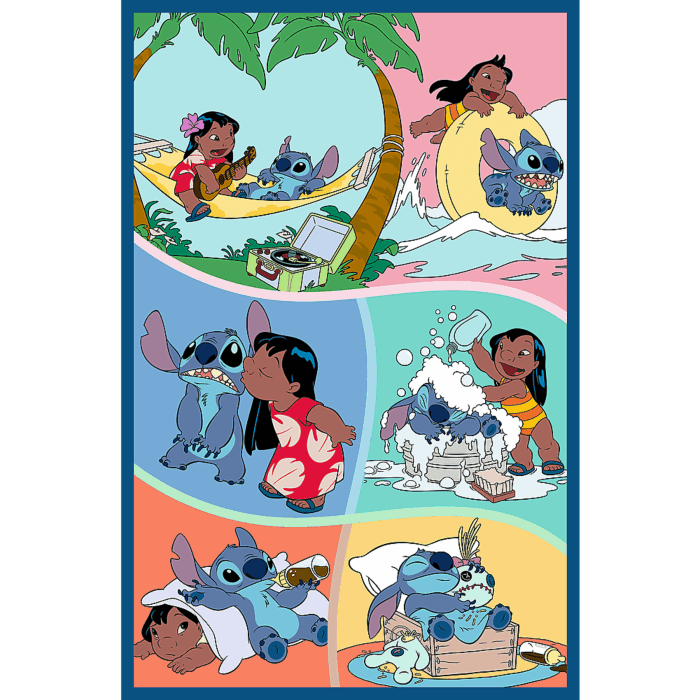 ♡♡ xytgh847♡♡ Puzzle Lilo & Stitch 3 x 80 el. Świat Stitcha | Trefl