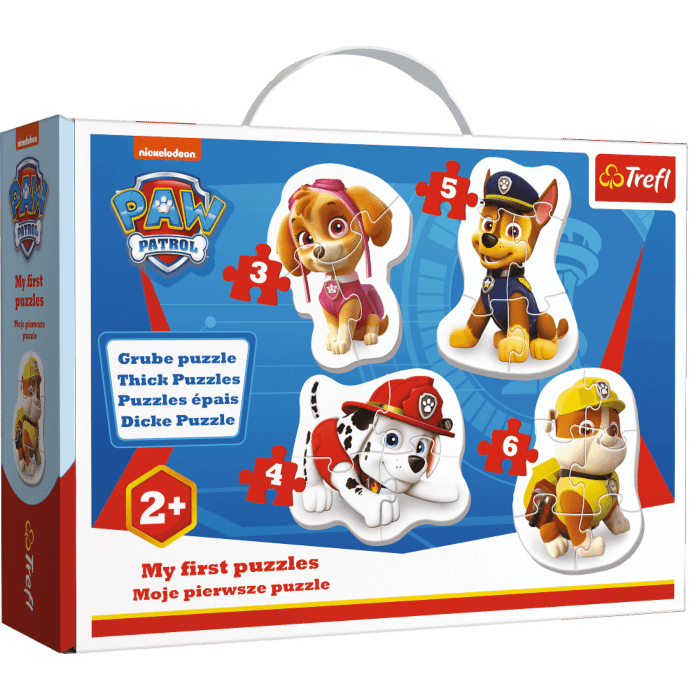 Skye, Marshall, Chase i Rubble - puzzle dla dzieci od Trefl