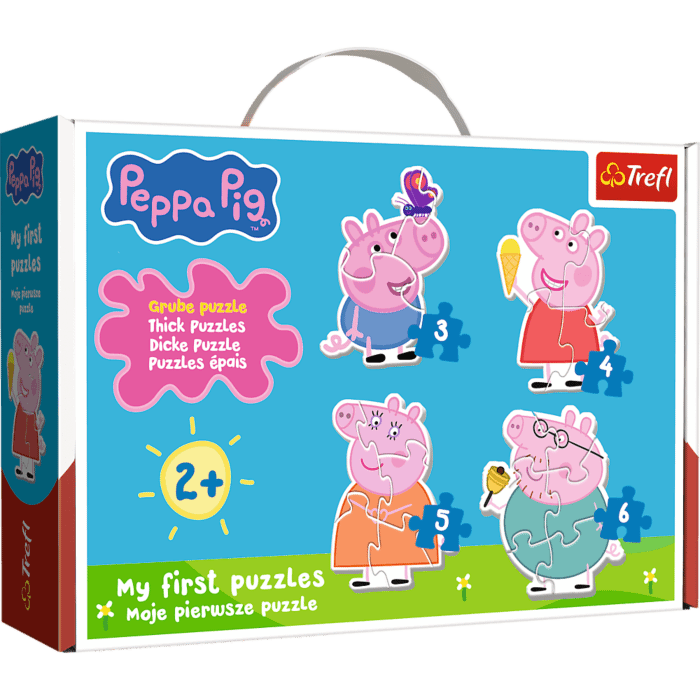 Puzzle Świnka Peppa, Baby Classic Mała świnka wśród przyjaciół - opakowanie Puzzle Świnka Peppa, Baby Classic Mała świnka wśród przyjaciół - opakowanie