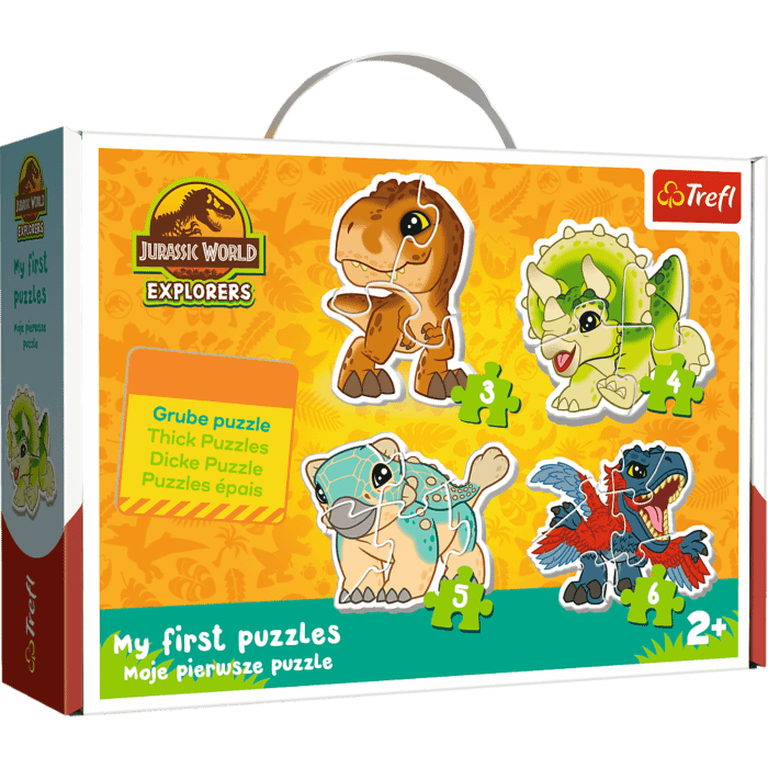 Puzzle Park Jurajski, Baby Classic Urocze dinozaury - opakowanie Puzzle Park Jurajski, Baby Classic Urocze dinozaury - opakowanie