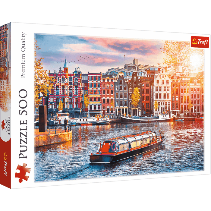 Amsterdam, Holandia, puzzle 500 elementów, zdjęcie 1