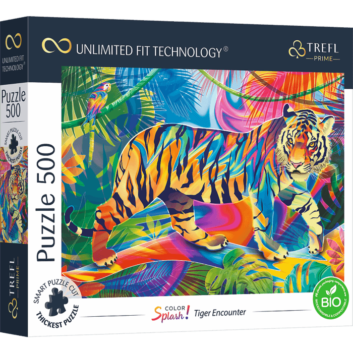 Opakowanie puzzli Tiger Encounter 500 elementów od Trefl