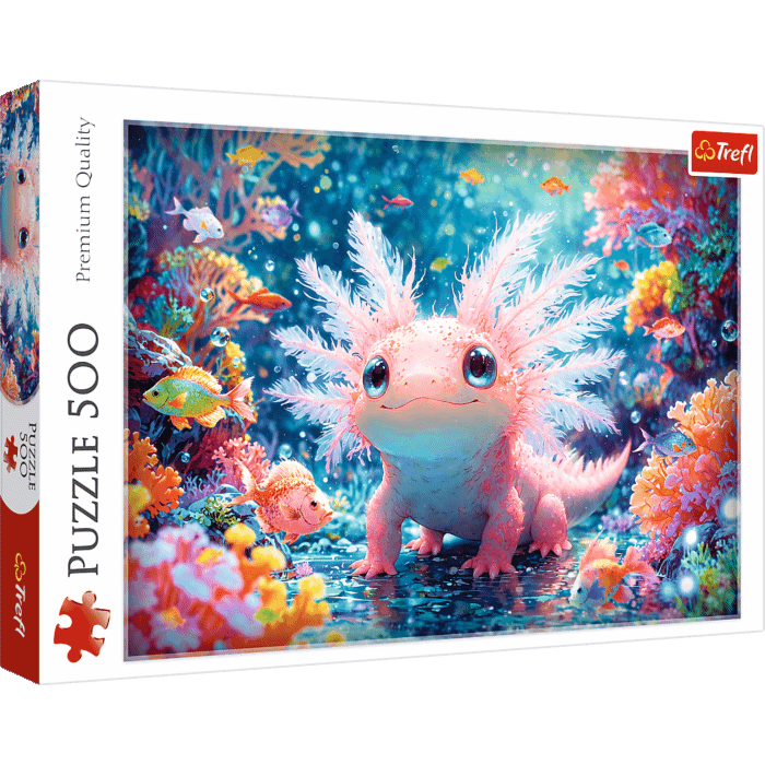 Puzzle 500 el. Aksolotl