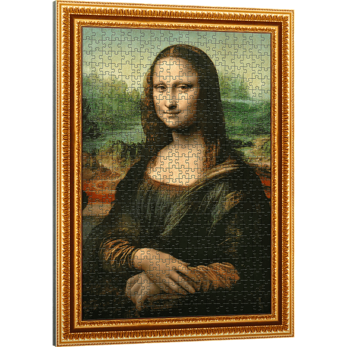 Puzzle 500 el. Puzzlorama, Mona Lisa, Leonardo da Vinci - opakowanie Puzzle 500 el. Puzzlorama, Mona Lisa, Leonardo da Vinci - opakowanie