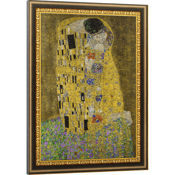 Puzzle 500 el. Puzzlorama, Pocałunek, Gustav Klimt - opakowanie Puzzle 500 el. Puzzlorama, Pocałunek, Gustav Klimt - opakowanie