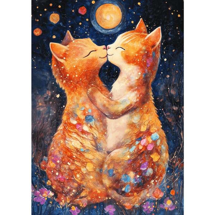 Puzzle Premium Plus Quality 1000 el. Tea Time: Paryż w blasku księżyca
