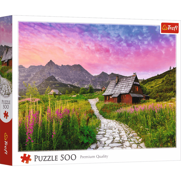 Puzzle 500 el. Hala Gąsienicowa w Tatrach - opakowanie