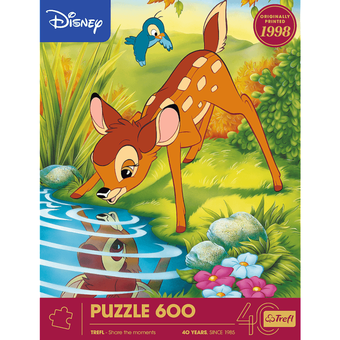Puzzle 600 el. 40-lecie Trefl - Bambi | Trefl