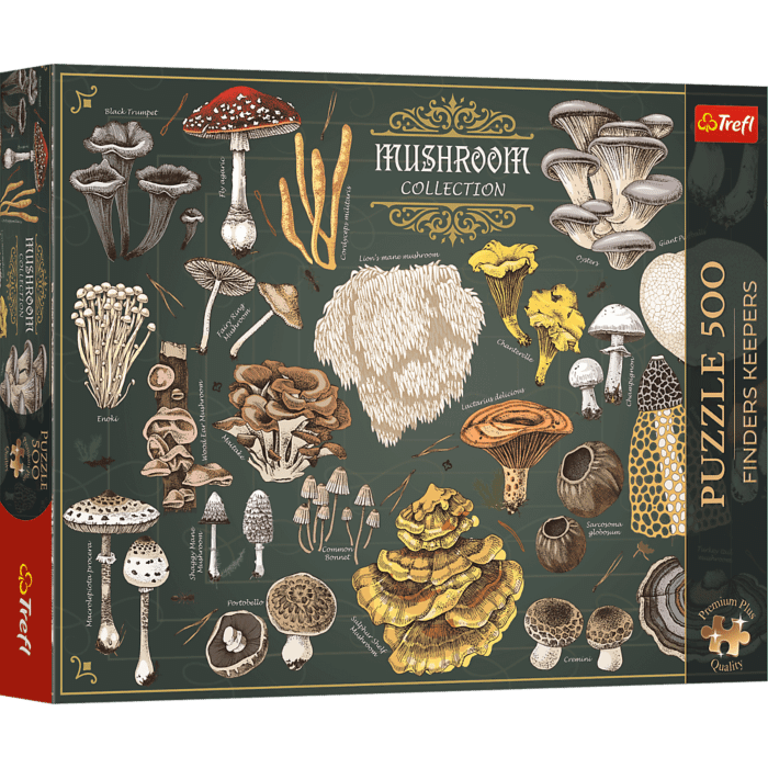 Puzzle Premium Plus Quality 500 el. Finders Keepers: Grzyby - opakowanie