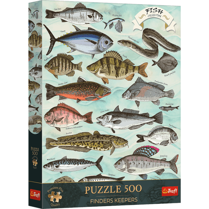 Puzzle Premium Plus Quality 500 el. Finders Keepers: Ryby - opakowanie