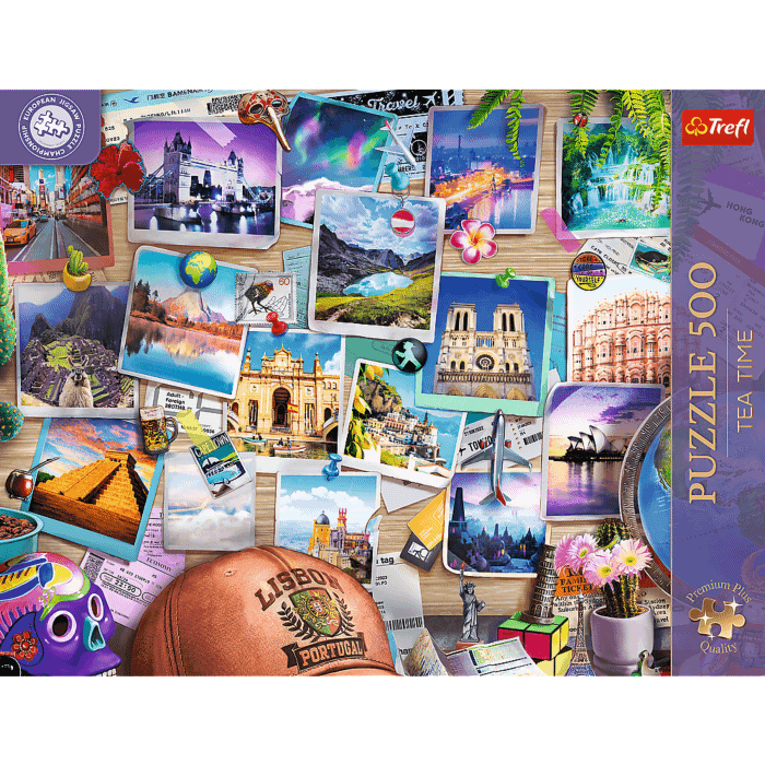 Puzzle 500 el. Premium Plus Quality, Mistrzostwa Europy, Tea Time