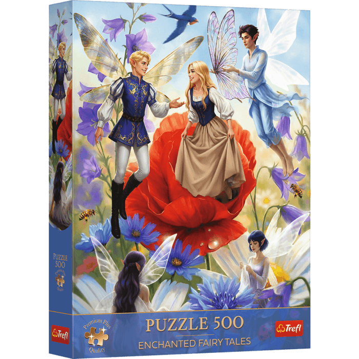 Puzzle Premium Plus Quality 500 el. Enchanted Fairy Tales: Calineczka - opakowanie 