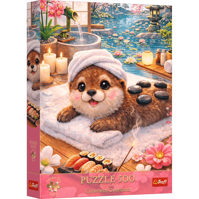 Puzzle Premium Plus Quality, Cuteness Overload 500 el. Urocza wydra - opakowanie 