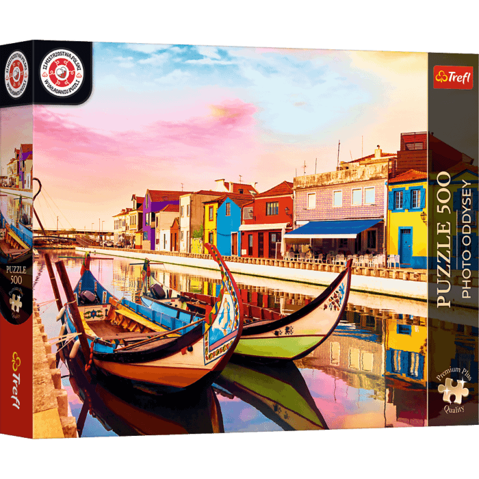 Puzzle 500 el. Premium Plus Quality, Mistrzostwa Polski, Aveiro, Portugalia - opakowanie 