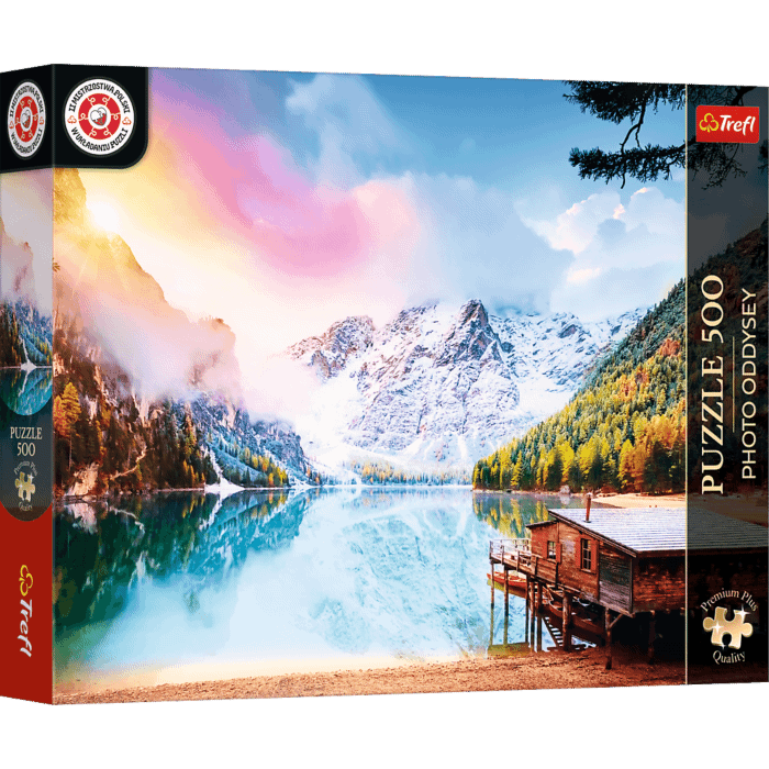 Puzzle 500 el. Premium Plus Quality, Mistrzostwa Polski, Park Przyrody Fanes-Sennes-Prags, Włochy - opakowanie 