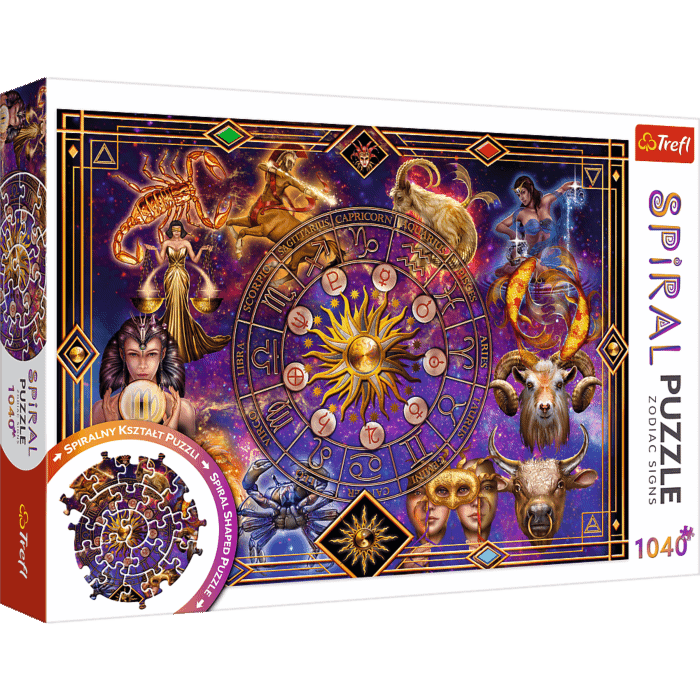 Spiral Puzzle - Znaki zodiaku - opakowanie Spiral Puzzle - Znaki zodiaku - opakowanie