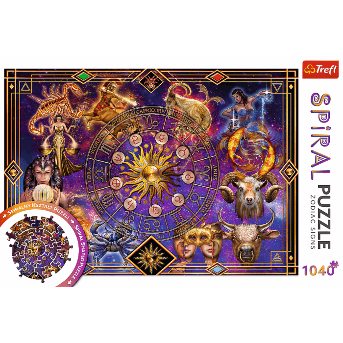 Spiral Puzzle - Znaki zodiaku - przód opakowania