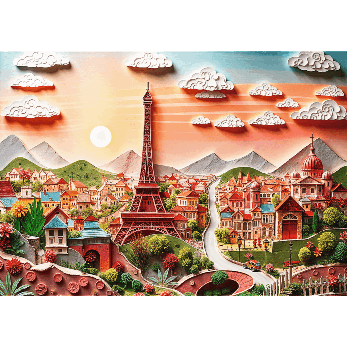 Trefl - 40° Anniversario Trefl, Trecittà - Puzzle 1000 Pezzi - Puzzle Premium, per Adulti e Bambini dai 14 anni
