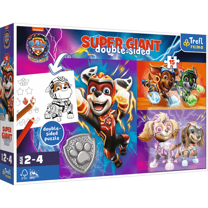 Puzzle Super Giant Wspaniała drużyna Trefl - opakowanie