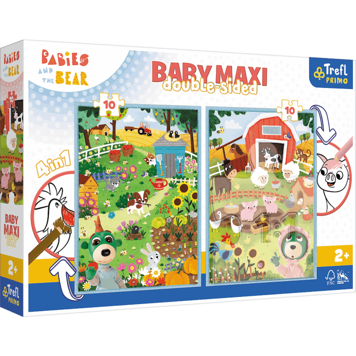 Poznaj Bobaski, puzzle dla dzieci, zdjęcie 1