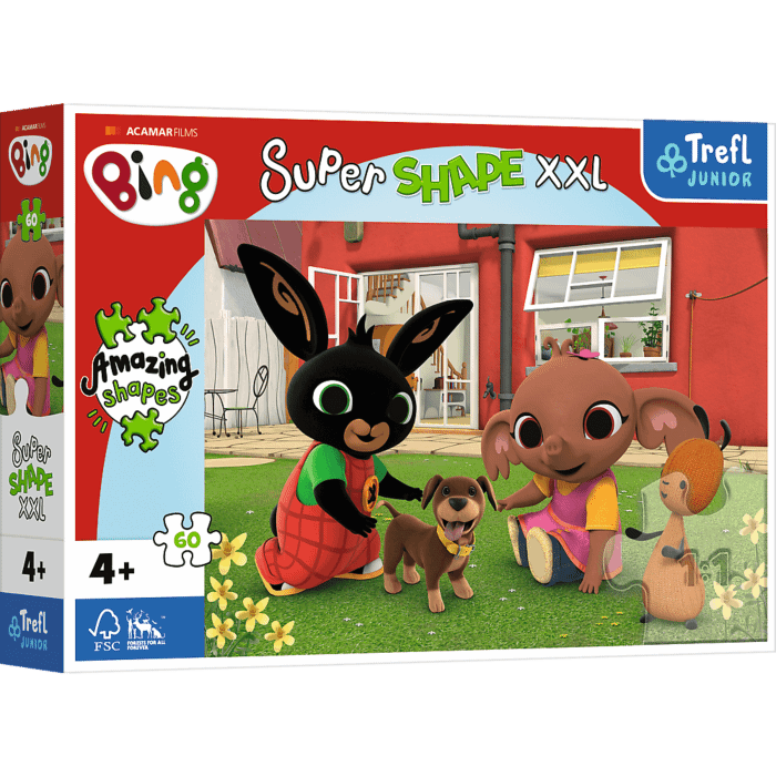 Opakowanie puzzli dla dzieci - Zabawa z pieskiem Opakowanie puzzli dla dzieci - Zabawa z pieskiem