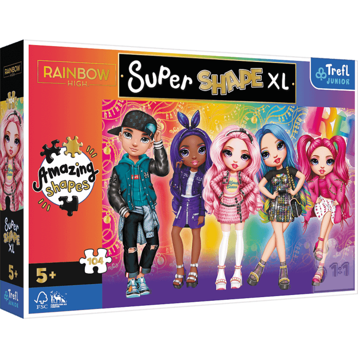 Super shape Stylowe Rainbow High - przód opakowania