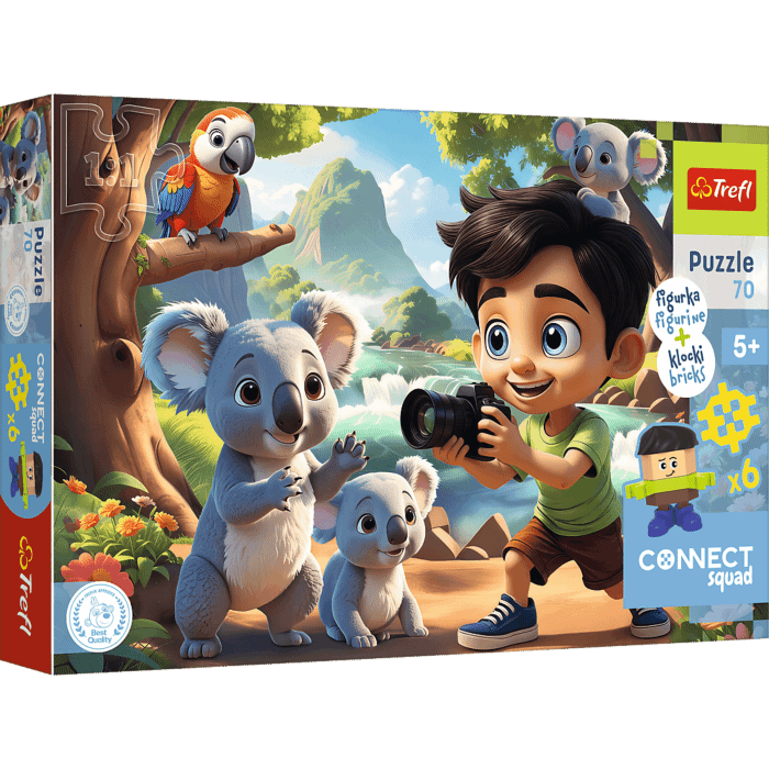 Puzzle Connect Squad 70 el. Connect Luck - opakowanie 