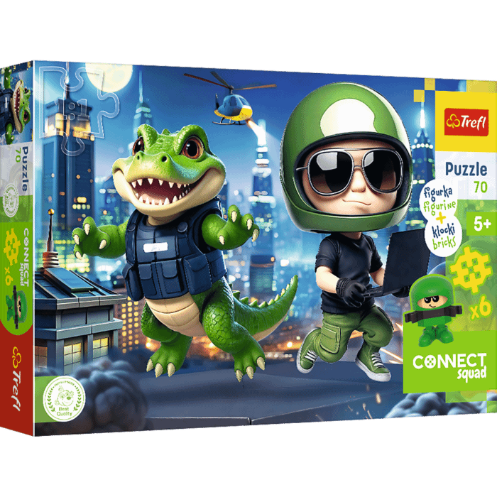 Puzzle Connect Squad 70 el. Connect Mark - opakowanie 