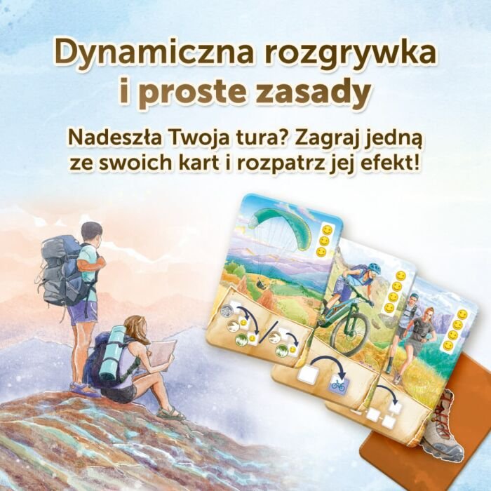 Gra rodzinna Pięć Szczytów od Trefl proste zasady