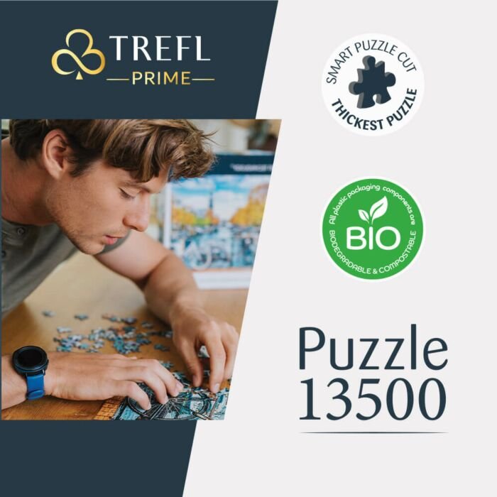 Puzzle Prime the Journey of Thousand Miles - puzzle 13500 elementów | Trefl - infografika nr 1