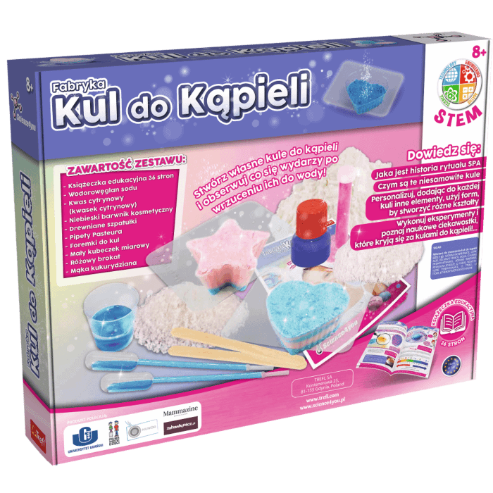 Fabryka kul do kąpieli - zestaw naukowy dla dzieci Science4You