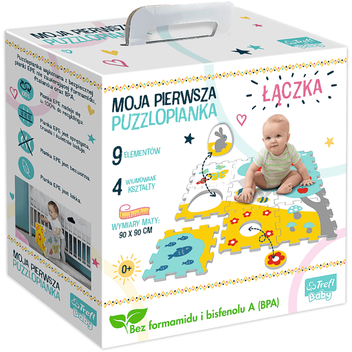 Moja Pierwsza Puzzlopianka Łączka - mata piankowa dla dzieci od Trefl - zdjęcie 1 Moja Pierwsza Puzzlopianka Łączka - mata piankowa dla dzieci od Trefl - zdjęcie 1