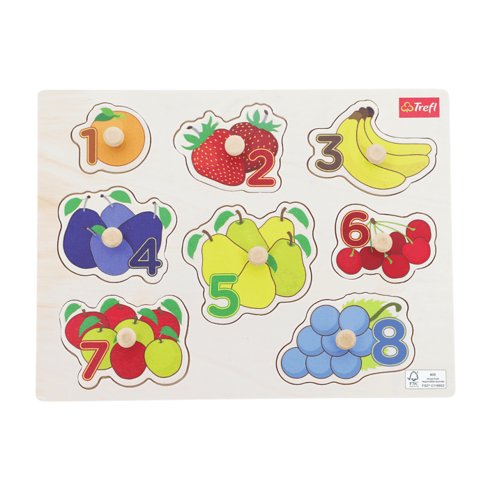 Złożone puzzle medium Fruits