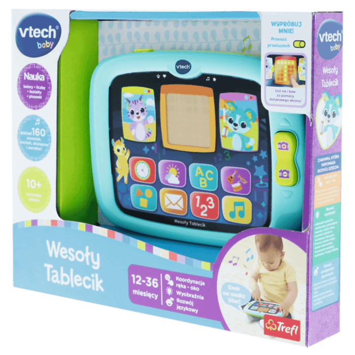 Zabawka interaktywna VTech Wesoły Tablecik - opakowanie 