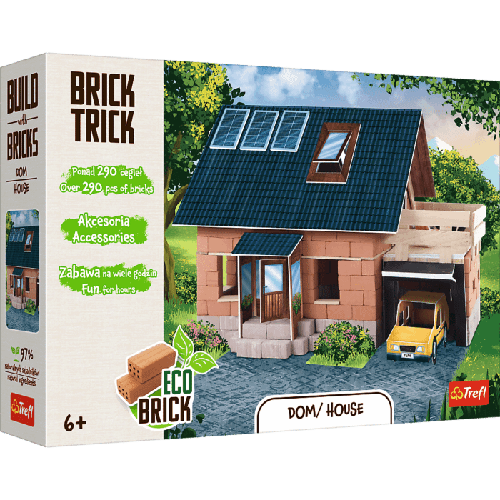 Klocki ceramiczne Brick Trick - Dom / House - opakowanie Klocki ceramiczne Brick Trick - Dom / House - opakowanie