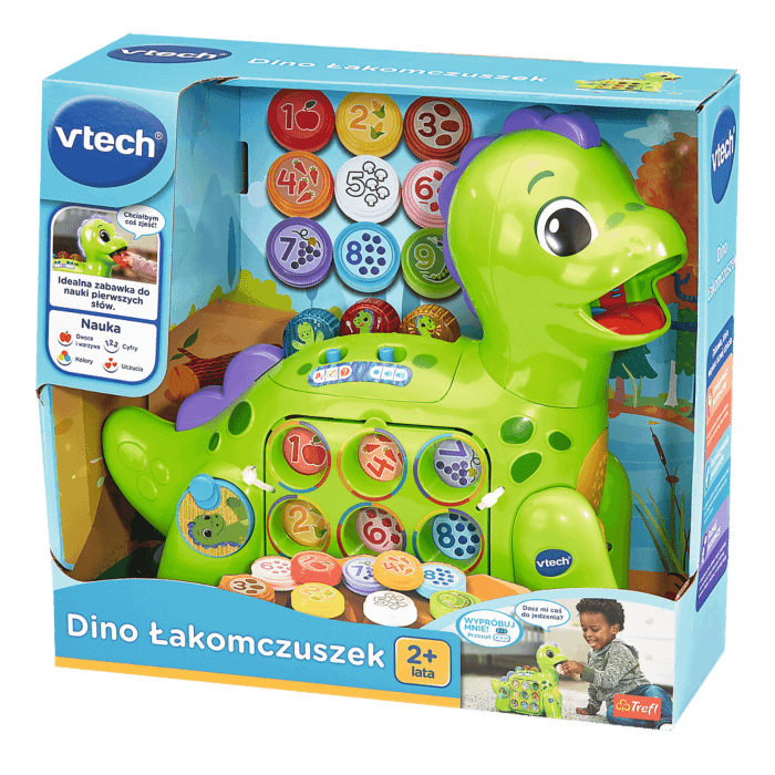 Zabawka interaktywna VTech Dino Łakomczuszek - opakowanie