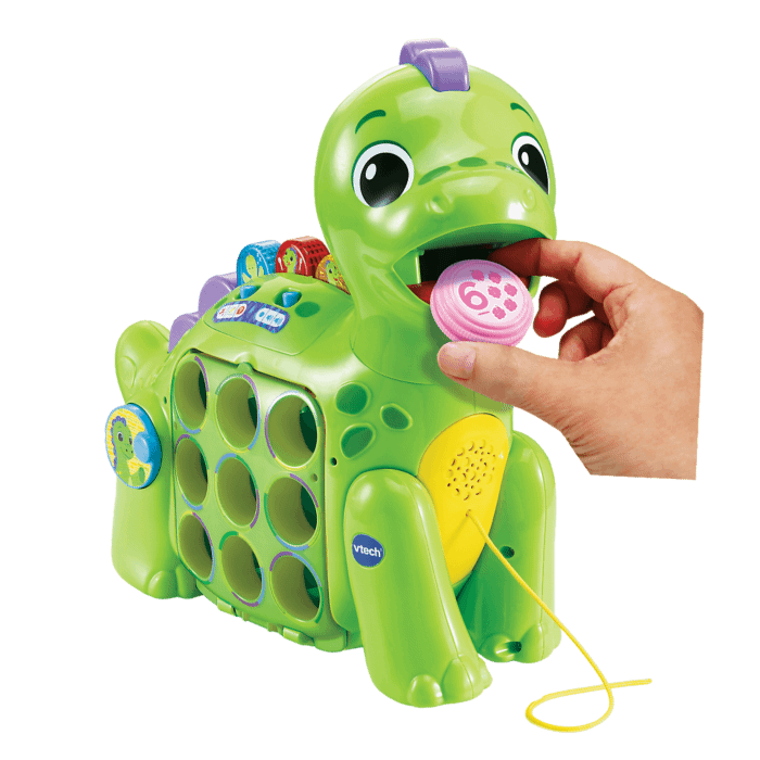 Zabawka interaktywna VTech Dino Łakomczuszek - zabawa 1